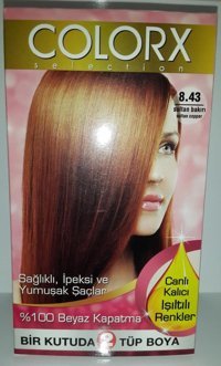 Colorx 8.43 Sultan Bakırı Krem Saç Boyası 60 ml