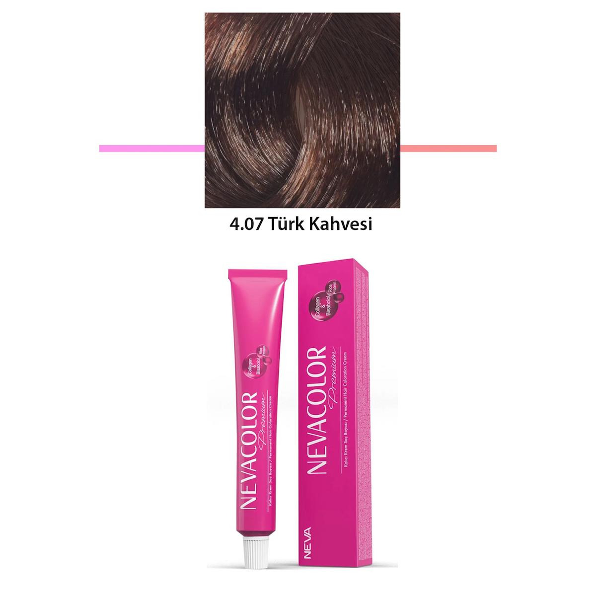 Shopping Store 4.07 Türk Kahvesi Krem Saç Boyası 50 gr