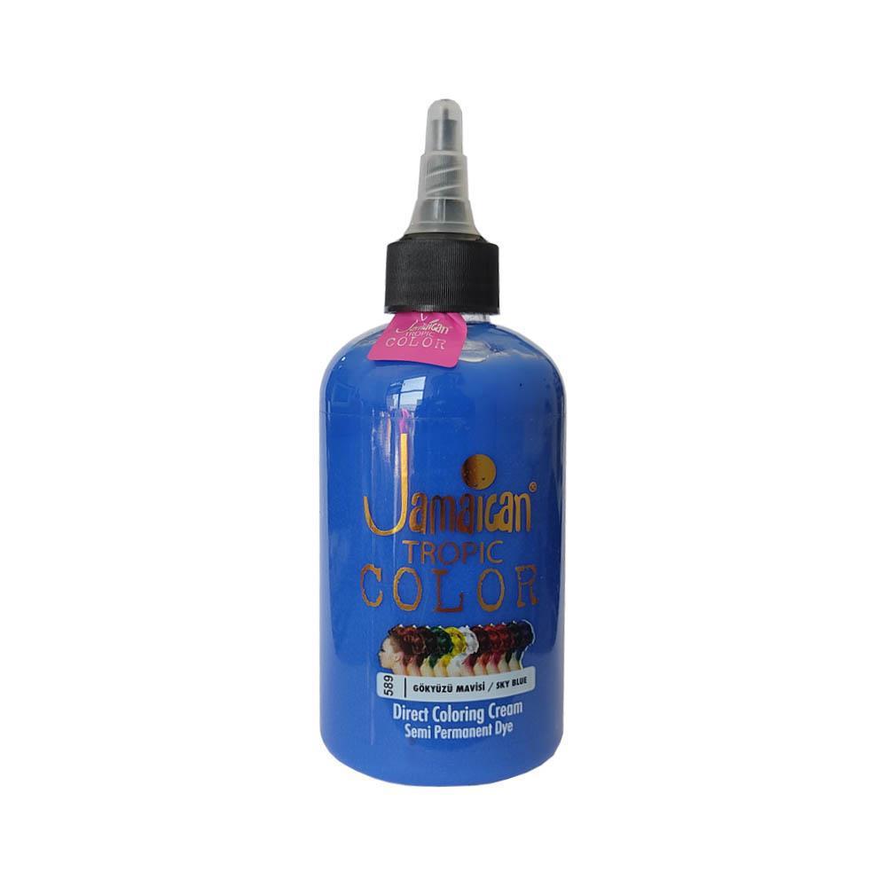 Jeans Color 589 Gökyüzü Mavisi Amonyaksız Krem Saç Boyası 250 ml