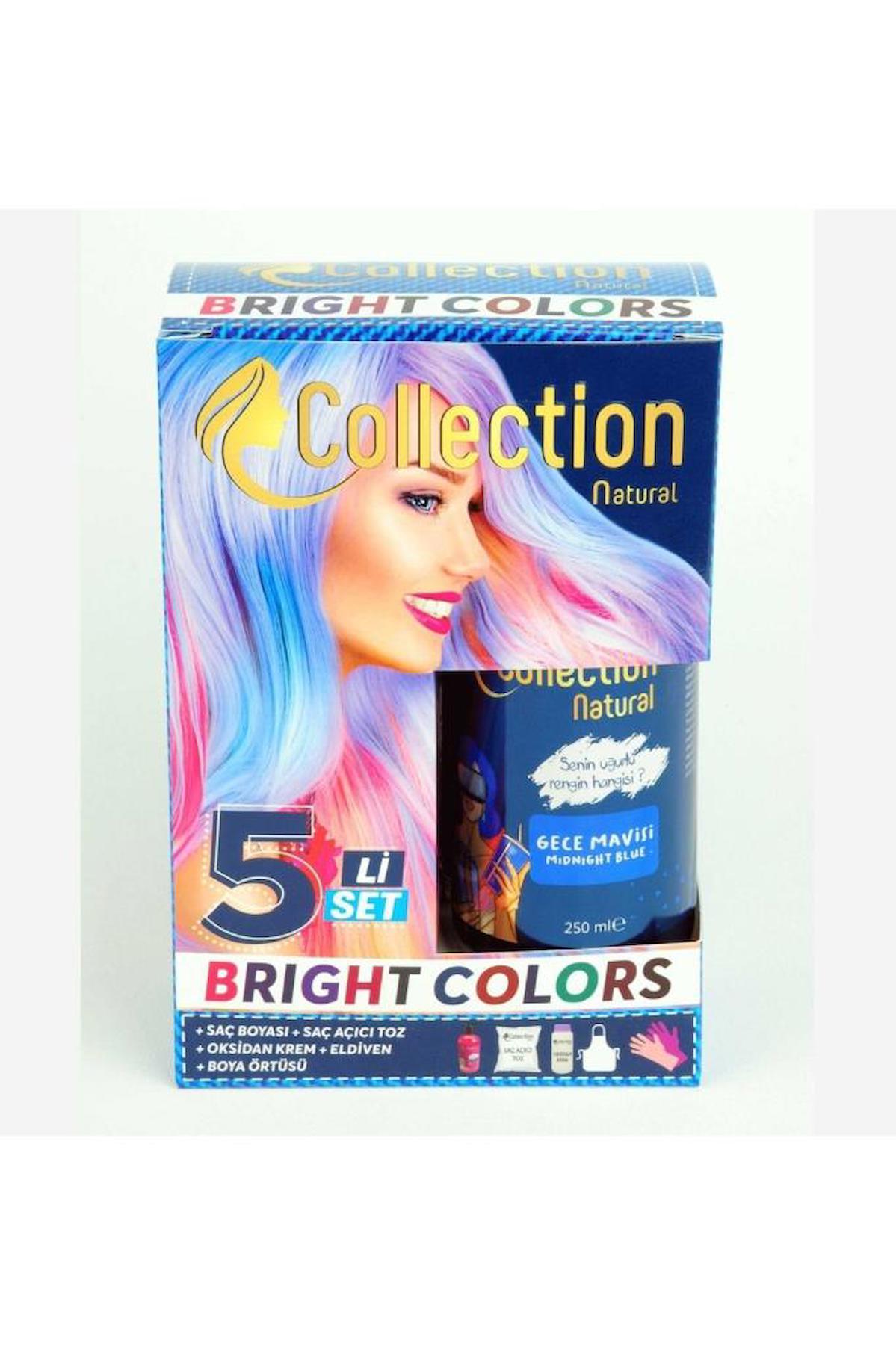 Collection Gece Mavisi Amonyaksız Krem Saç Boyası 250 ml