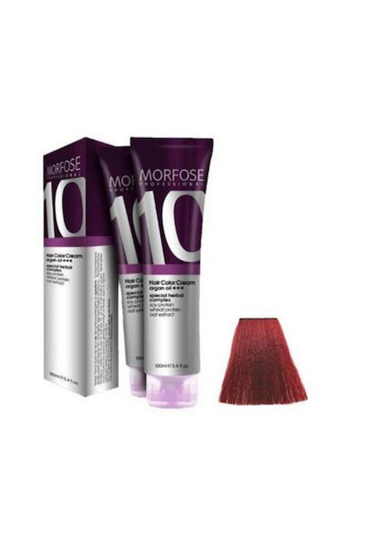 Morfose Kırmızı Krem Saç Boyası 4x100 ml