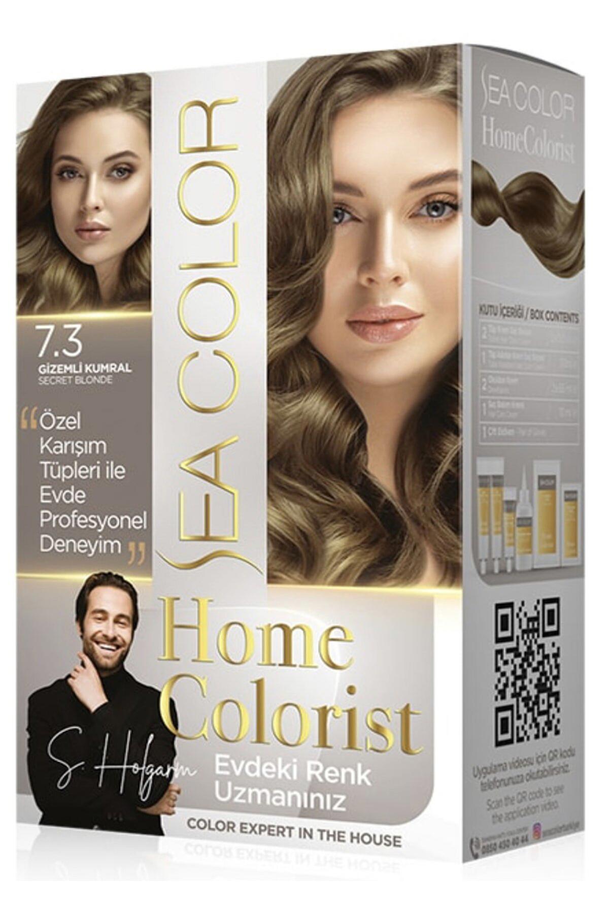 Sea Color 7.3 Gizemli Kumral Krem Saç Boyası