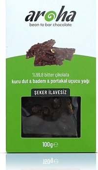 Aroha Badem Karadut Portakallı Çikolata 100 gr