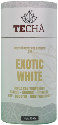Te Cha Tea Exotic White Tropik Meyveli Beyaz Dökme Çay 50 gr