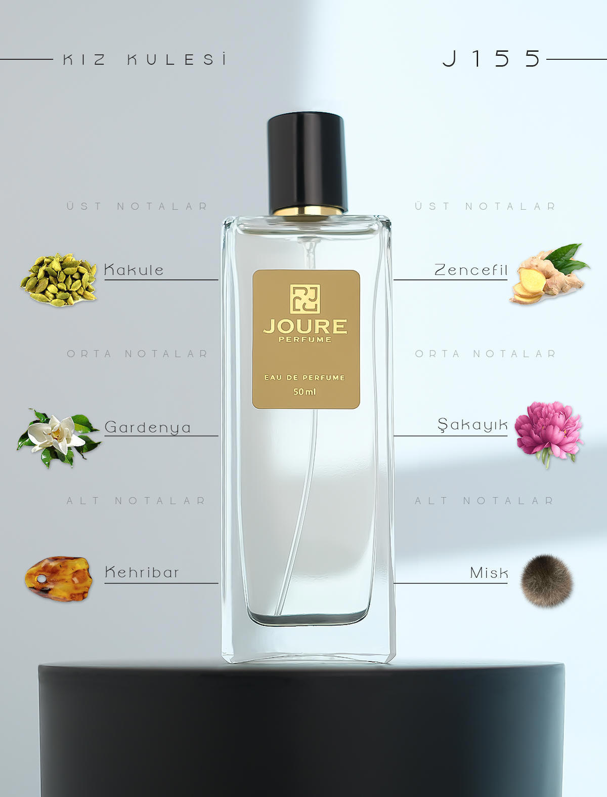 Joure Perfume Joure J155 EDP Çiçeksi Kadın Parfüm 50 ml