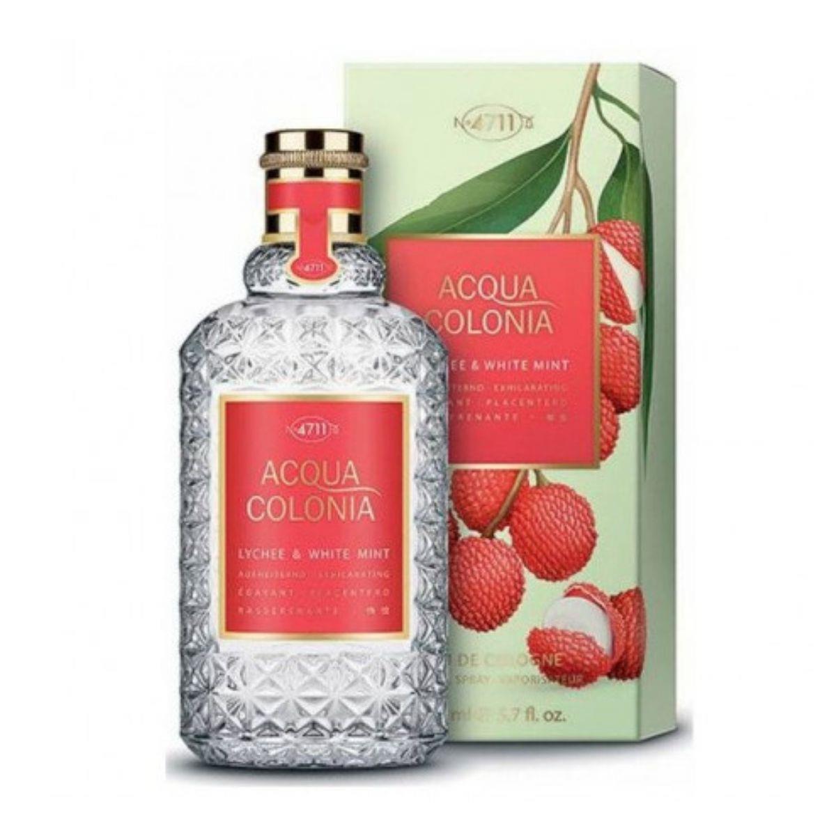 4711 Acqua Colonia Lychee & White Mint EDC Beyaz Nane-Lychee Kadın Parfüm 170 ml