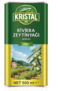 Kristal Polifenolsüz Olgun Hesap Teneke Riviera Zeytinyağı 0.5 lt