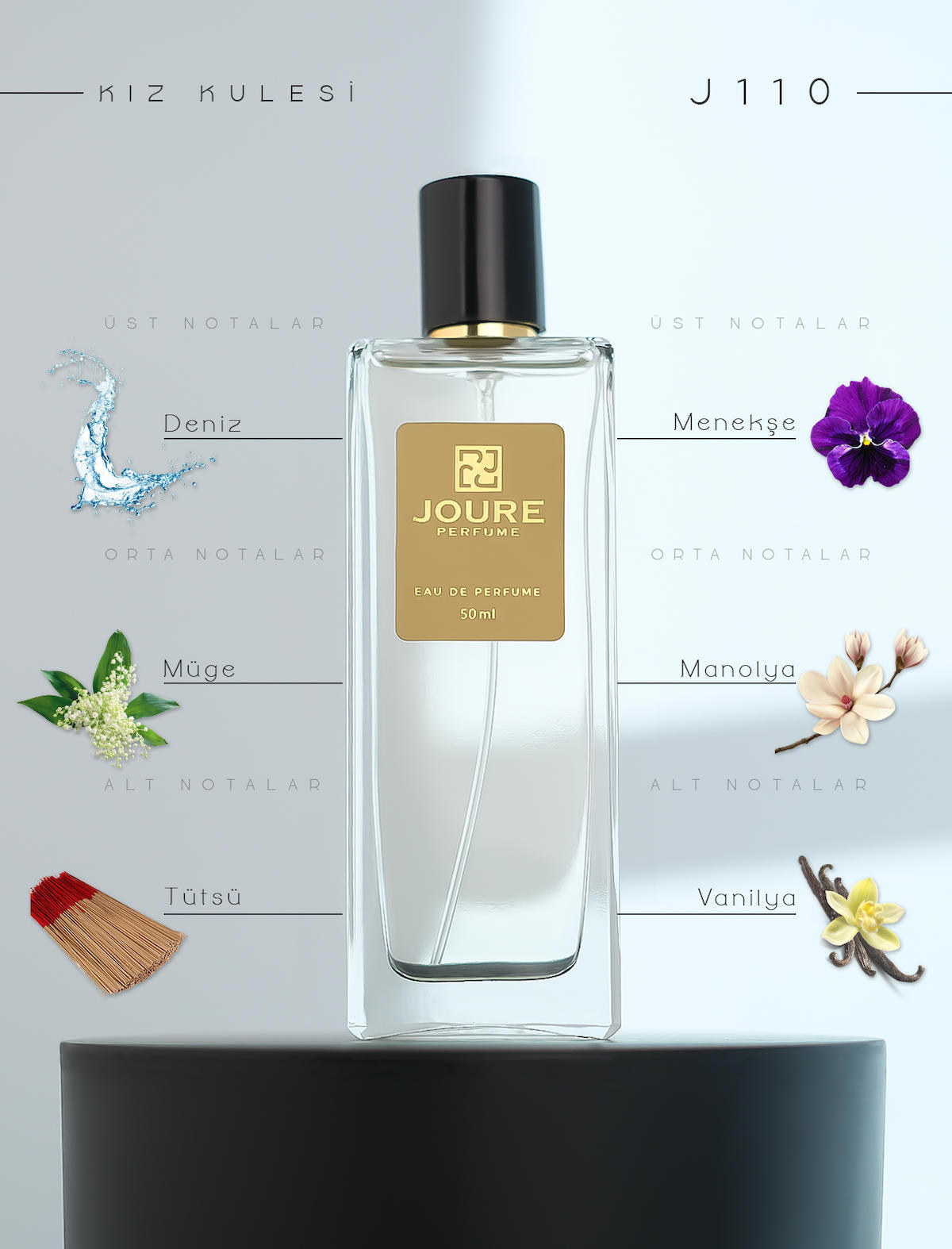 Joure Perfume Joure J110 EDP Menekşe Kadın Parfüm 50 ml