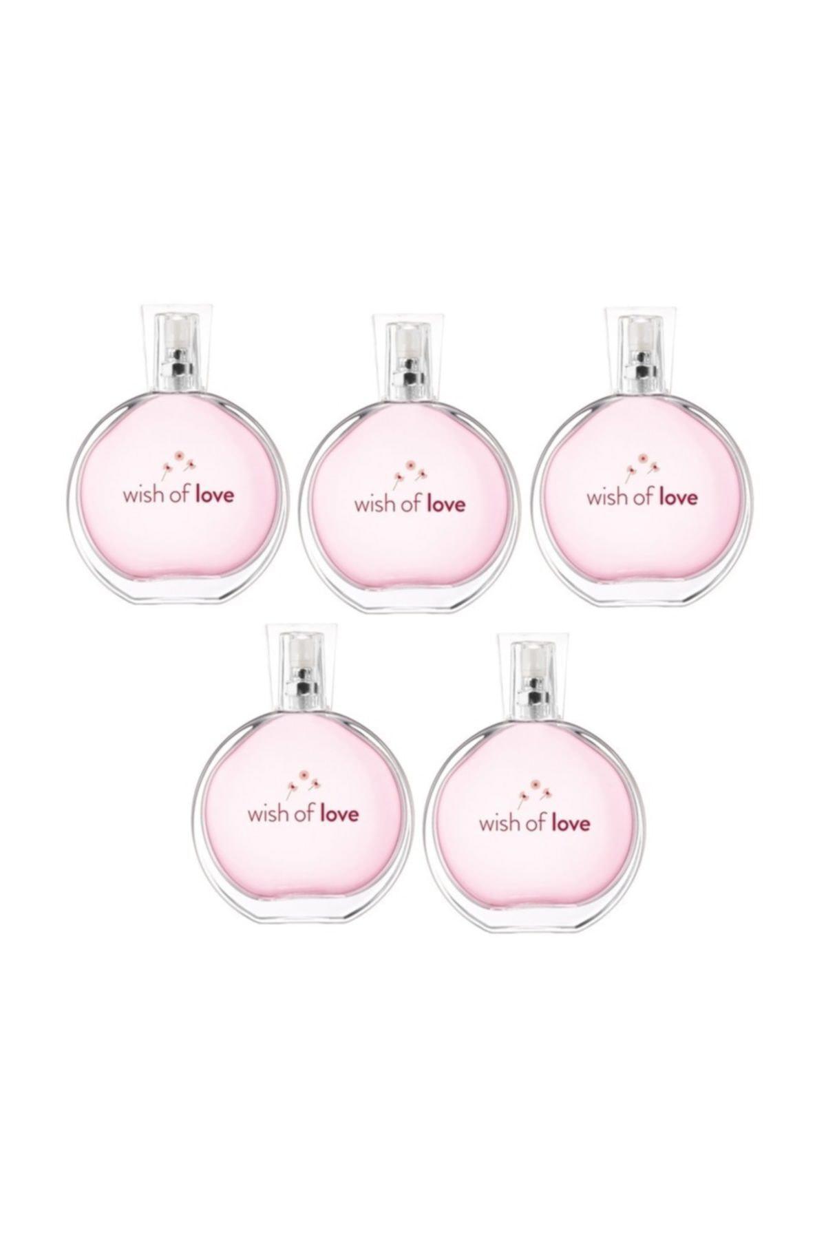 Avon Wish Of Love EDT Çiçeksi-Meyvemsi Kadın Parfüm 5x50 ml