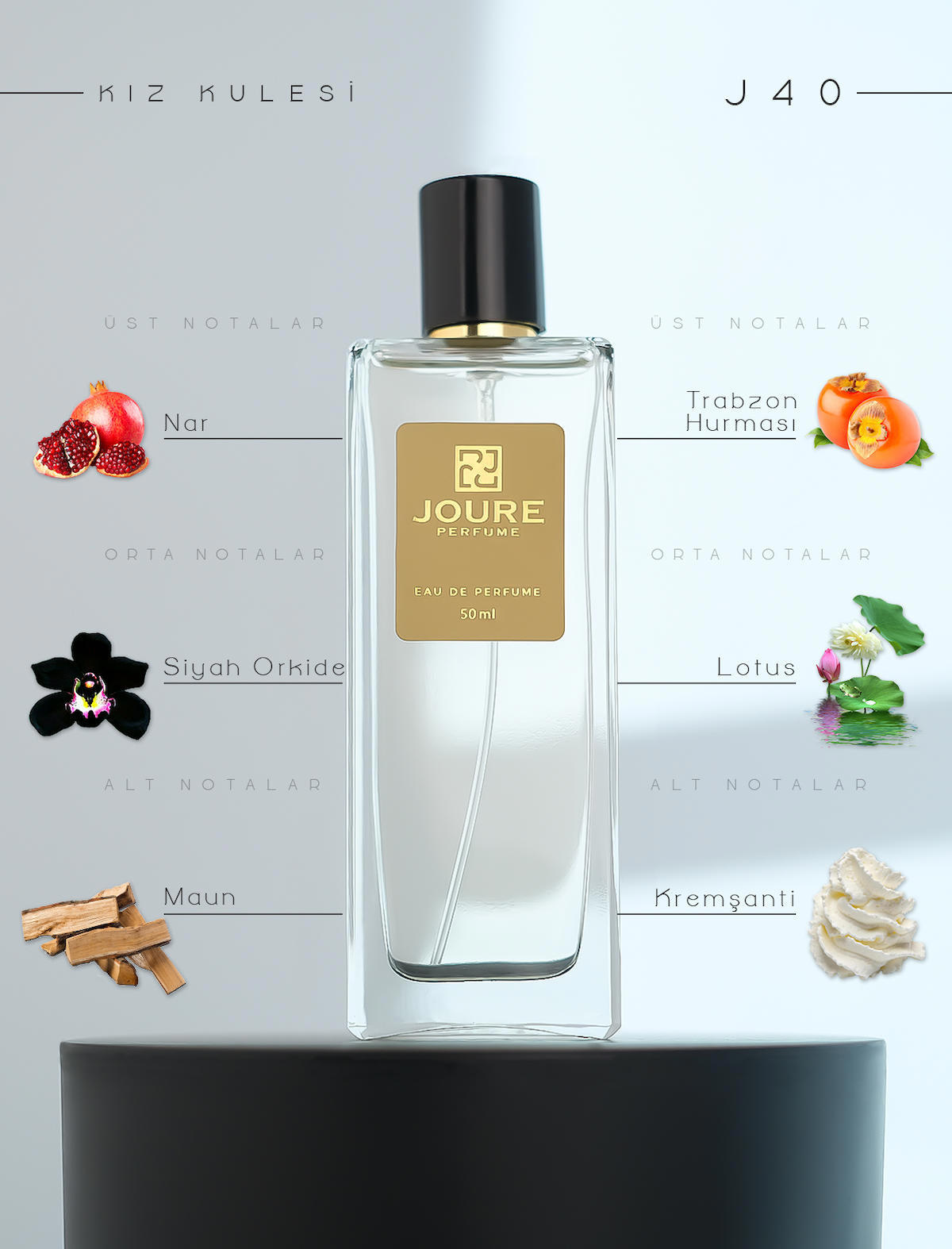 Joure Perfume Joure J40 EDP Çiçeksi Kadın Parfüm 50 ml