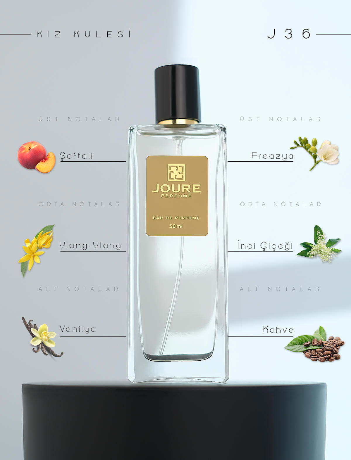Joure Perfume Joure J36 EDP Çiçeksi Kadın Parfüm 50 ml