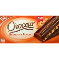 Choceur Erdnuss & Flakes Yer Fıstıklı Çikolata 200 gr