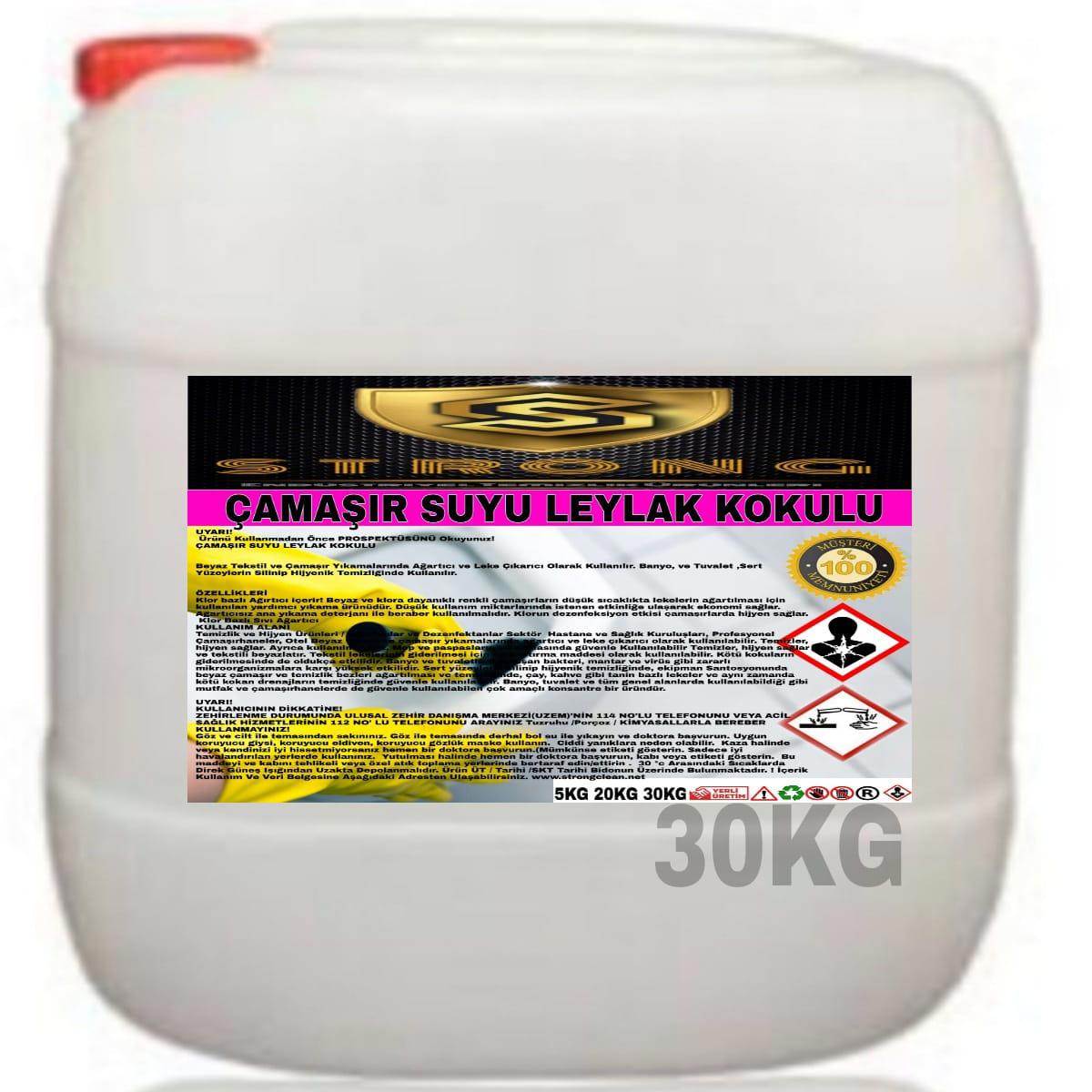 Strong Leylak Kokulu Beyazlar İçin Sıvı Çamaşır Suyu 30 kg