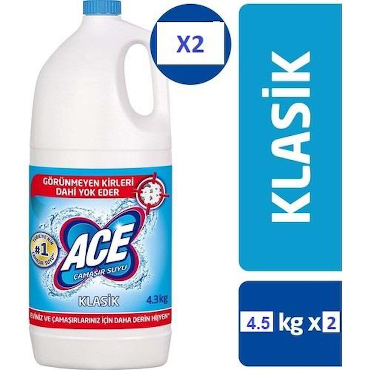 Ace Konsantre Sıvı Çamaşır Suyu 2x4.5 kg