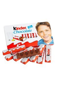 Kinder Chocolate Sütlü Çikolata 100 gr 8 Adet