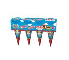 Ozmo Cornet Sütlü Çikolata 25 gr 4 Adet