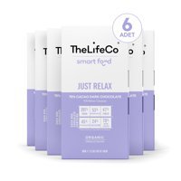 The Lifeco Smartfood Bitter Çikolata 80 gr 6 Adet