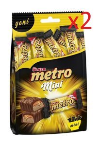 Ülker Metro Bisküvili Karamelli Çikolata 102 gr 2 Adet