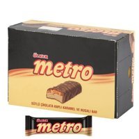 Ülker Metro Bisküvili Karamelli Çikolata 36 gr 24 Adet
