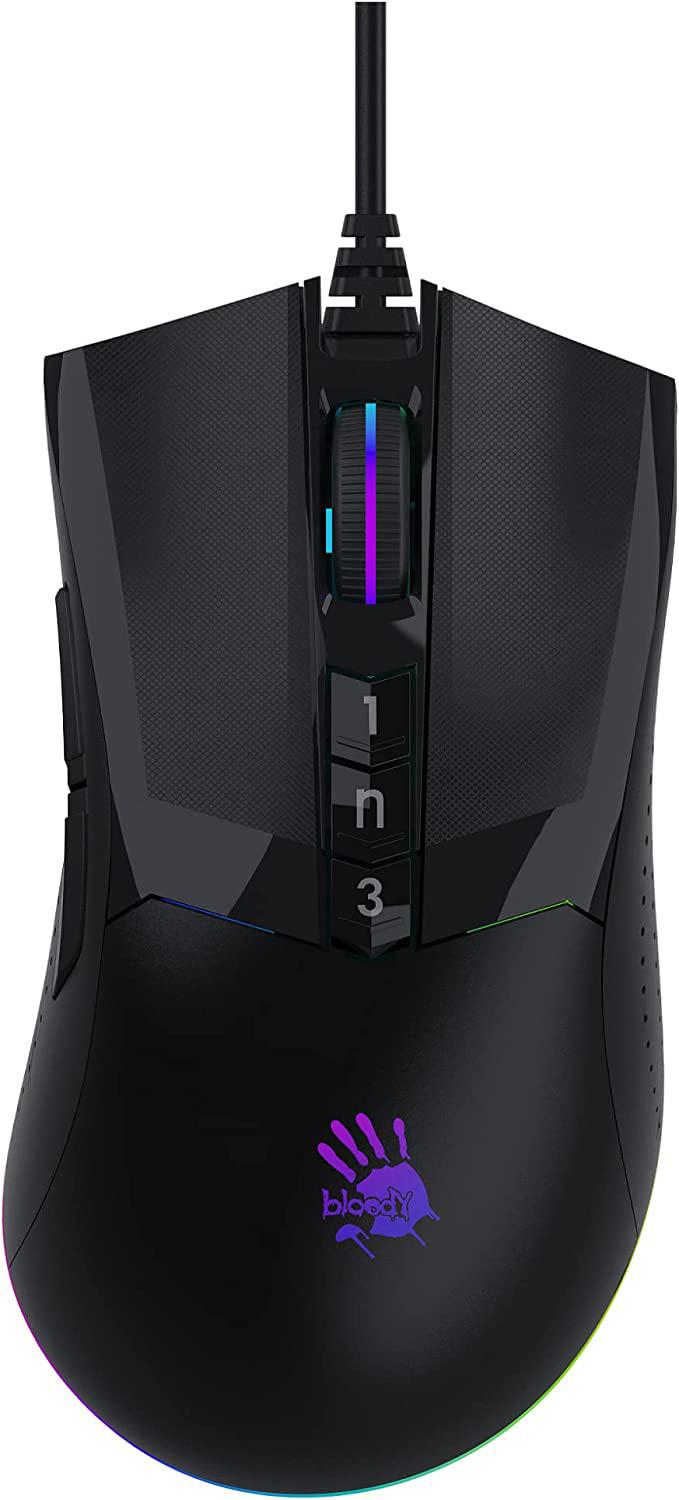 Hector Emprorium W90 RGB Makrolu Kablolu Siyah Optik Mouse
