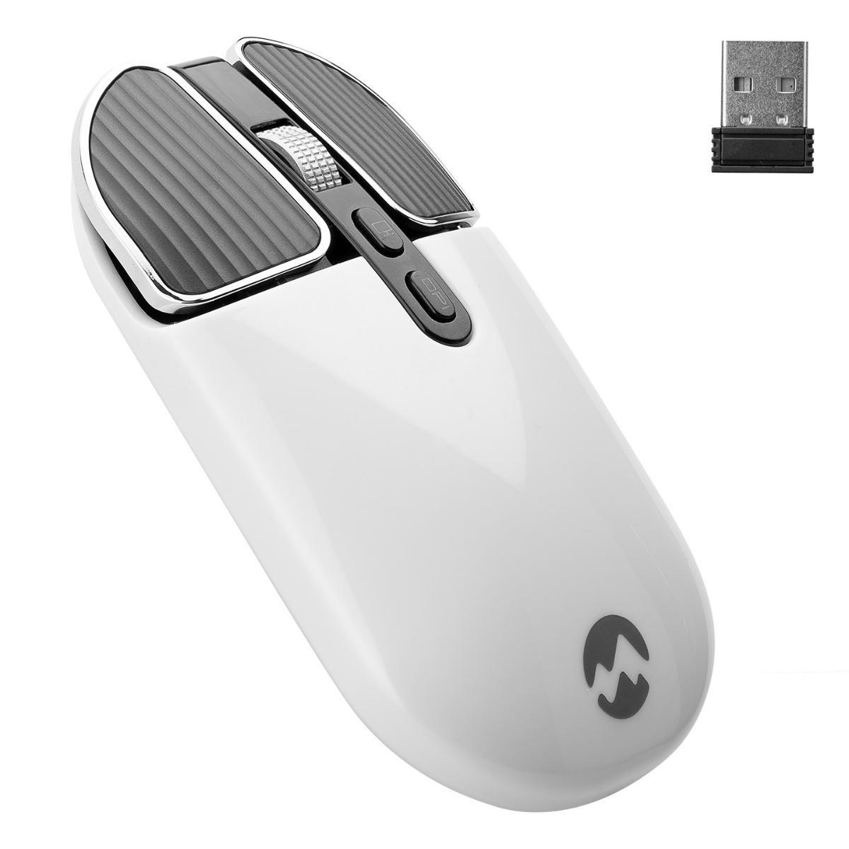 Everest SM-619 Sessiz Kablosuz Beyaz Optik Mouse