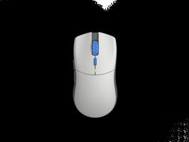Glorious Kablosuz Gri-Mavi Optik Mouse