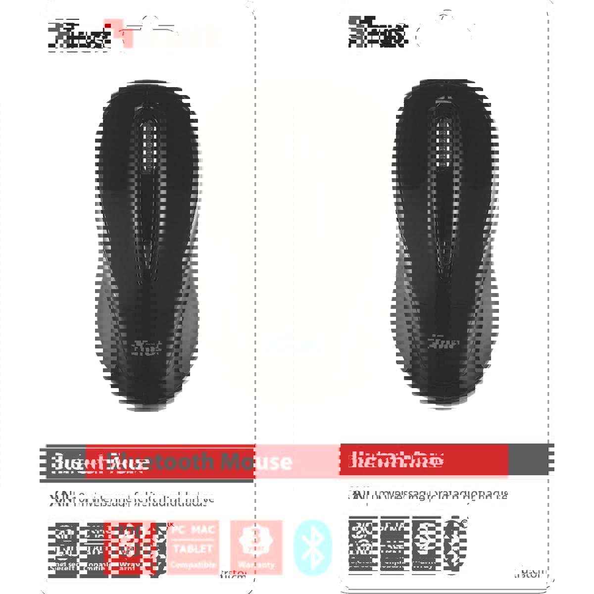 Trust 21192 Ergonomik Kablosuz Siyah Optik Mouse