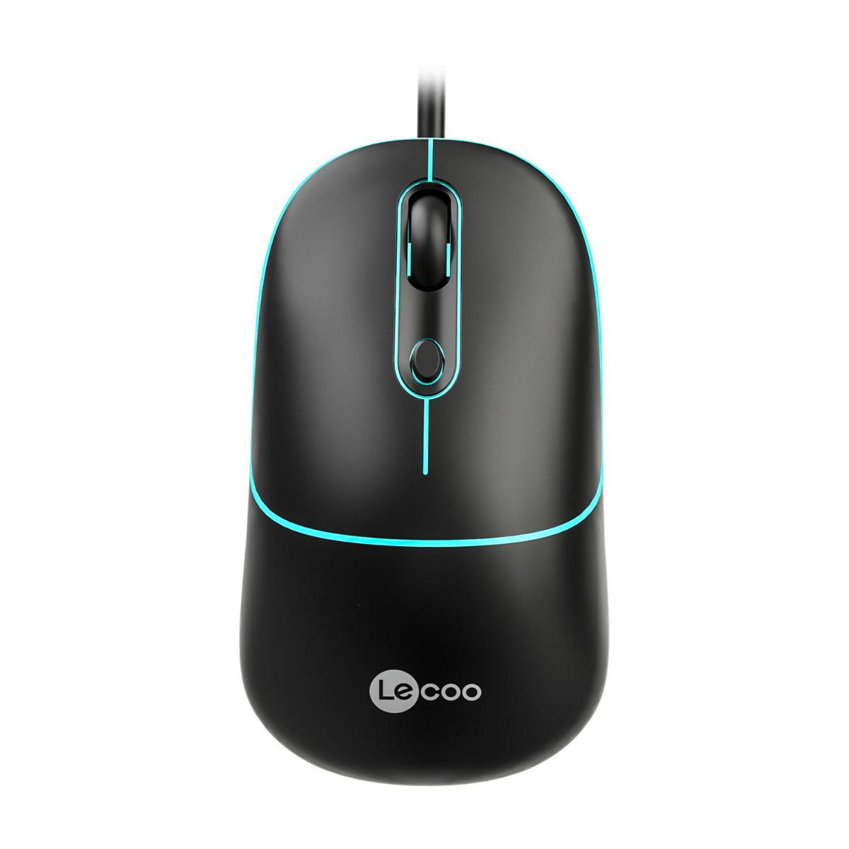 Lenovo MS110 RGB Sessiz Kablolu Siyah Optik Mouse