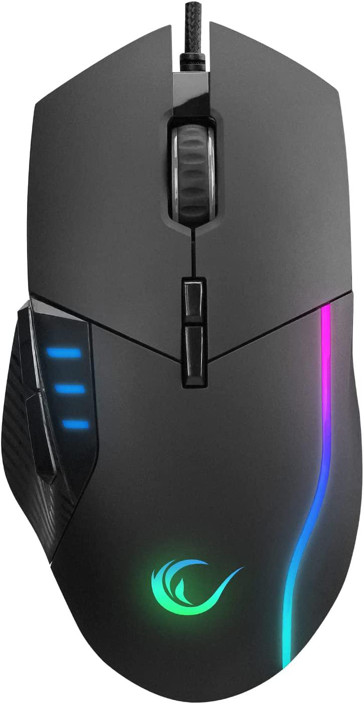 Hector Emprorium SMX-R83 RGB Makrolu Kablolu Siyah Gaming Mouse