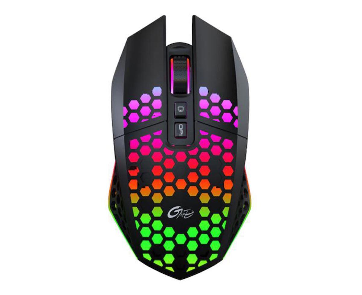 Azemax X801 RGB Makrolu Kablosuz Siyah Gaming Mouse