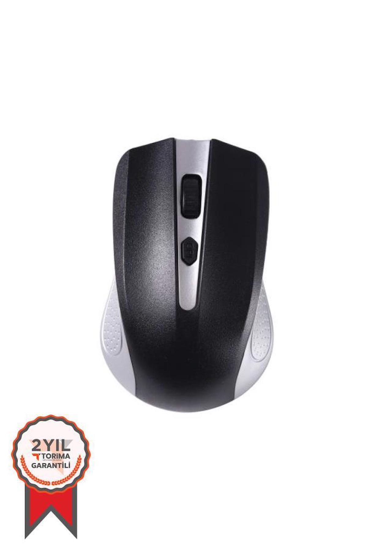 Torima Tm-09 Ergonomik Kablosuz Gümüş Mouse