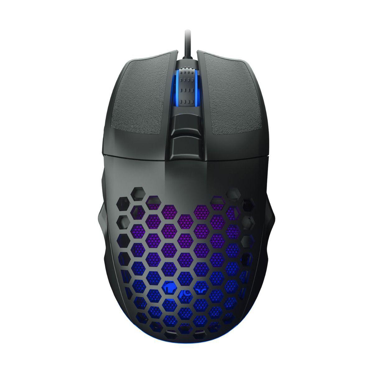 Lenovo MS107 RGB Makrolu Kablolu Siyah Gaming Mouse