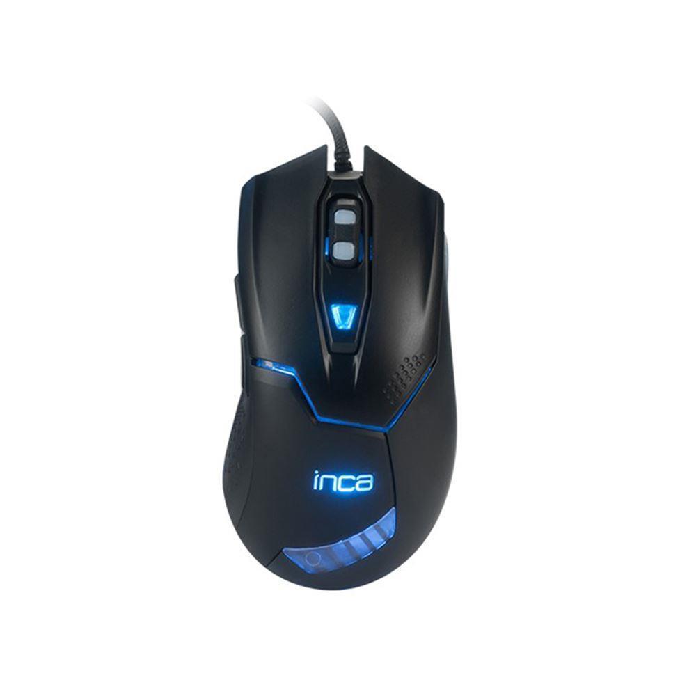 Inca IMG-329 Makrolu Kablolu Siyah Gaming Mouse