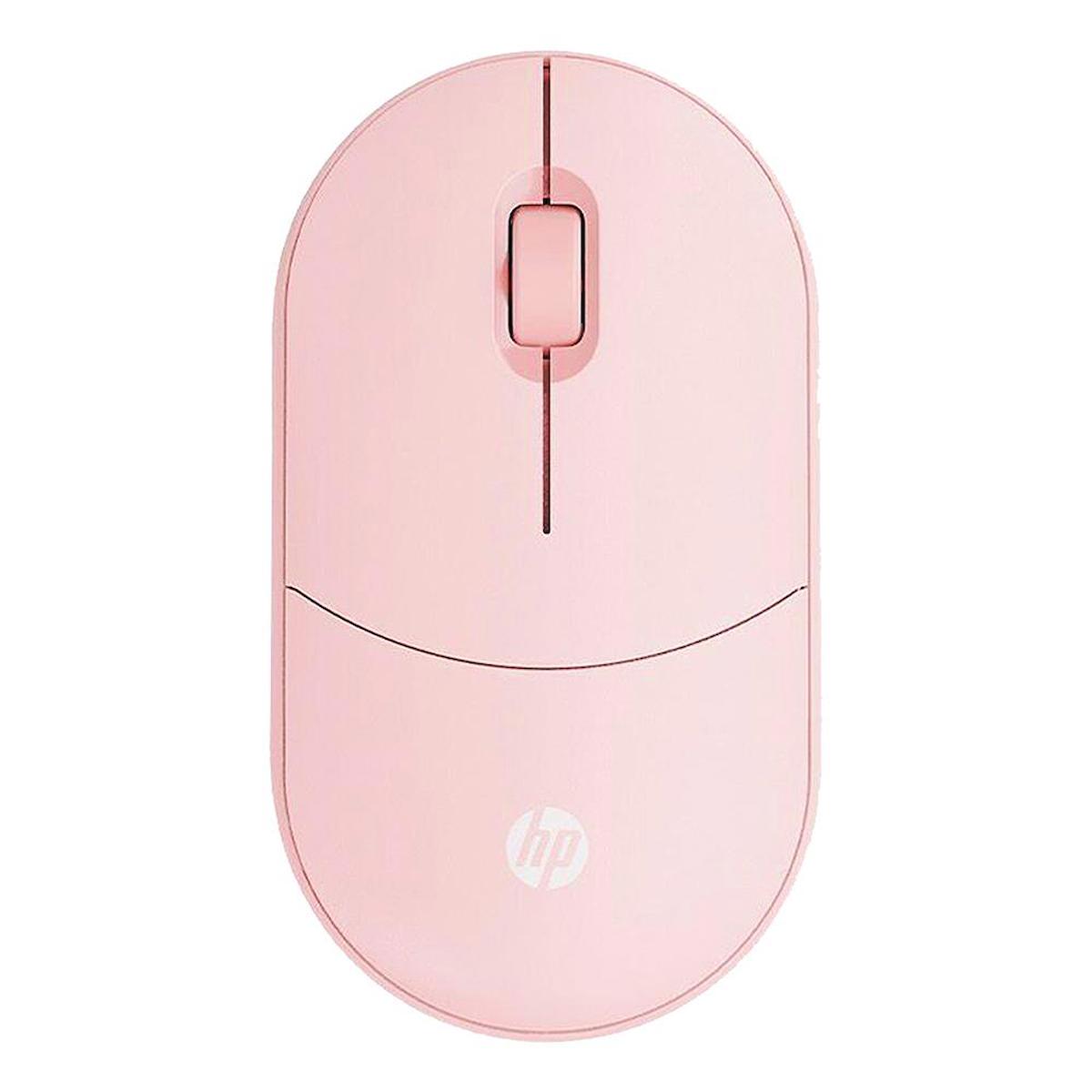 Hp TLM1 Sessiz Kablosuz Pembe Optik Mouse