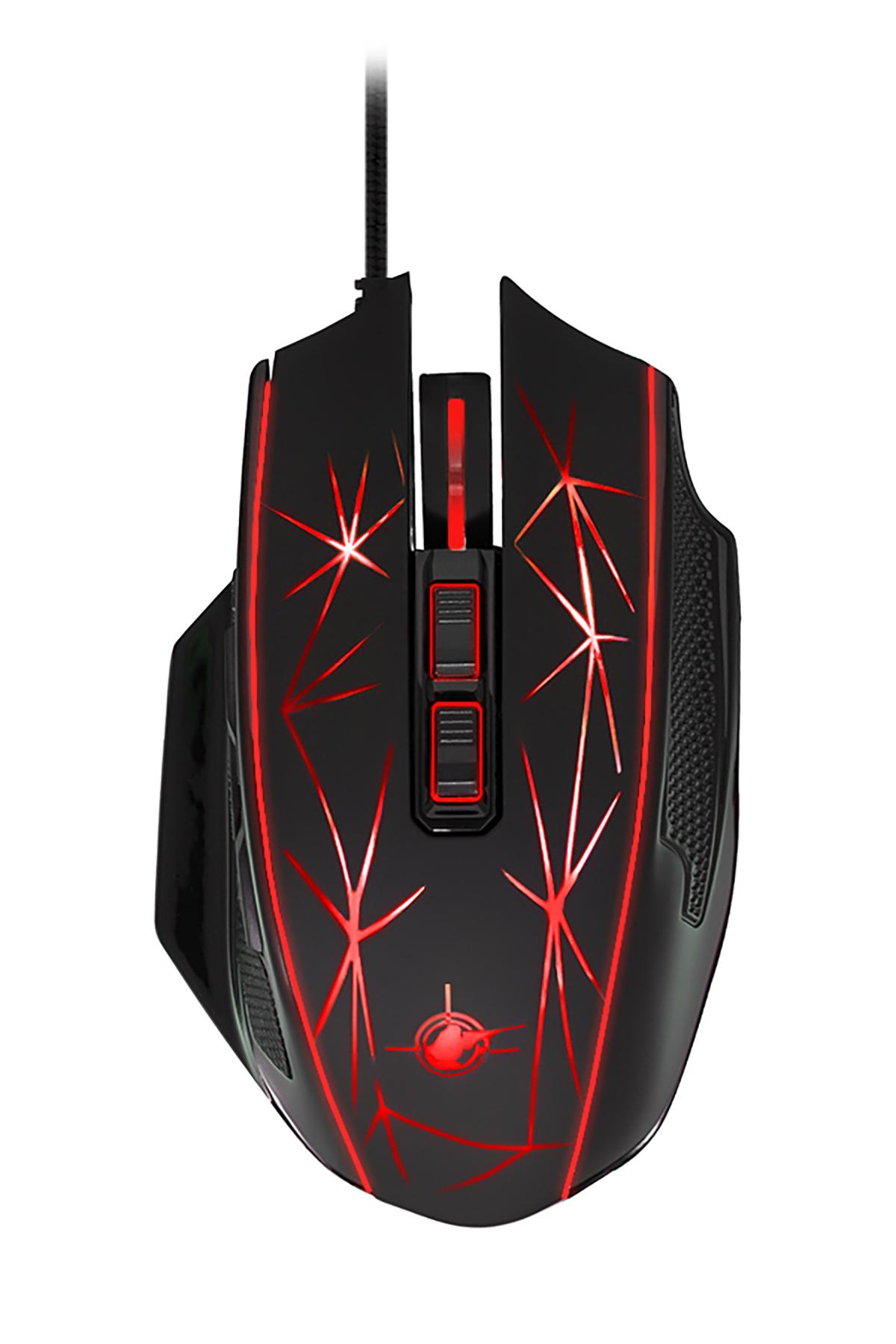 Mf Product Makrolu Kablolu Siyah Gaming Mouse