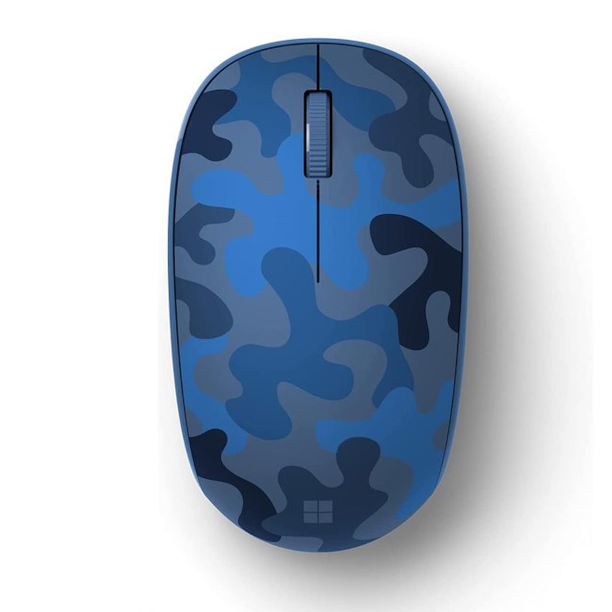 Microsoft 8Kx-00021 Kablosuz Mavi Kamuflaj Optik Mouse
