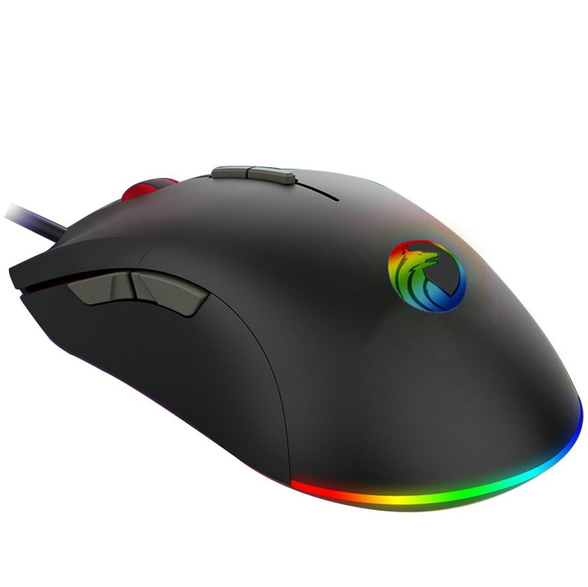 Gametech RGB Makrolu Kablolu Siyah Optik Mouse
