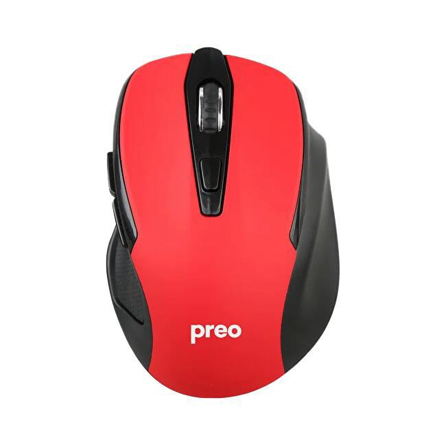 Preo M16K Sessiz Kablosuz Kırmızı Mouse