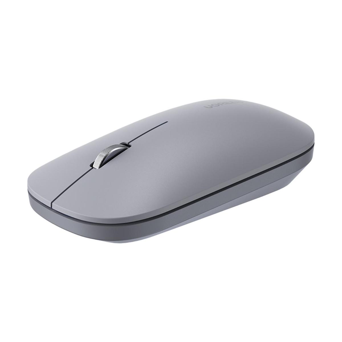 Ugreen 90373 Sessiz Ergonomik Kablosuz Gri Optik Mouse
