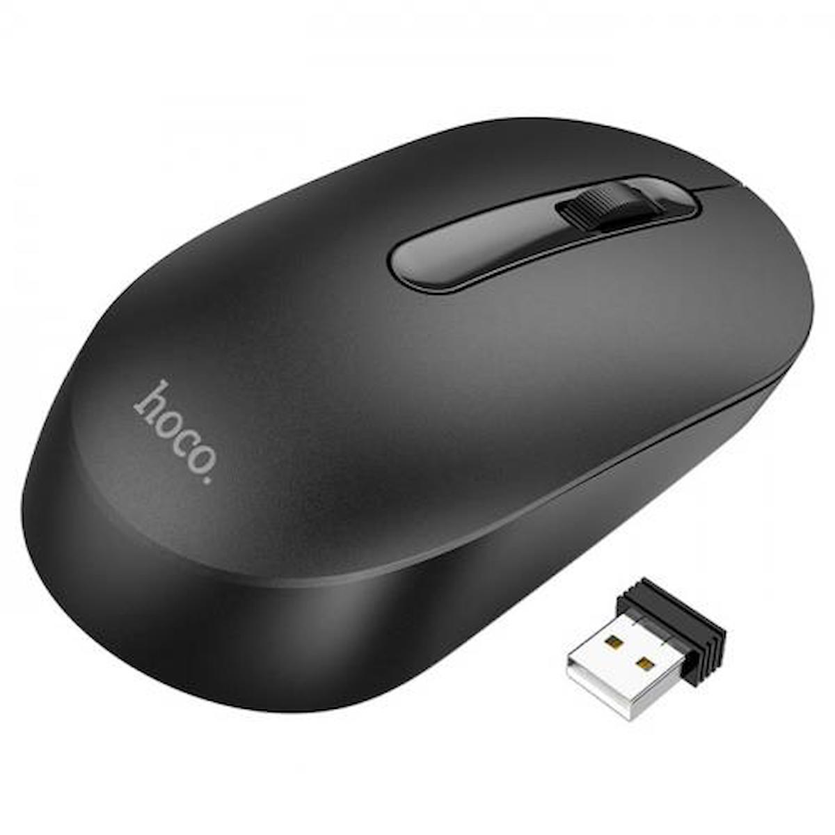 Polham Mobile Gm14 Ergonomik Kablosuz Siyah Mouse