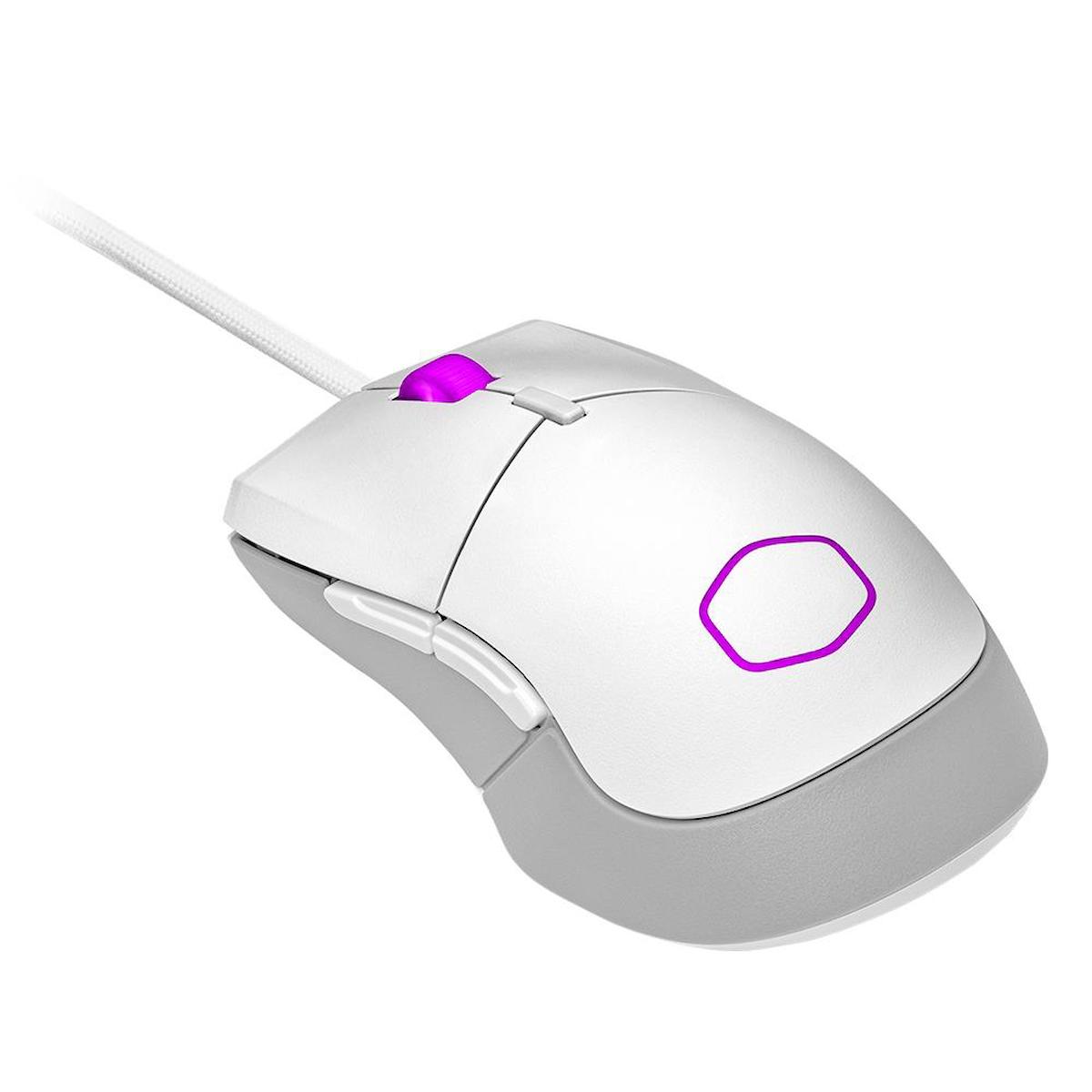 Cooler Master MM310 RGB Makrolu Kablolu Beyaz Optik Mouse