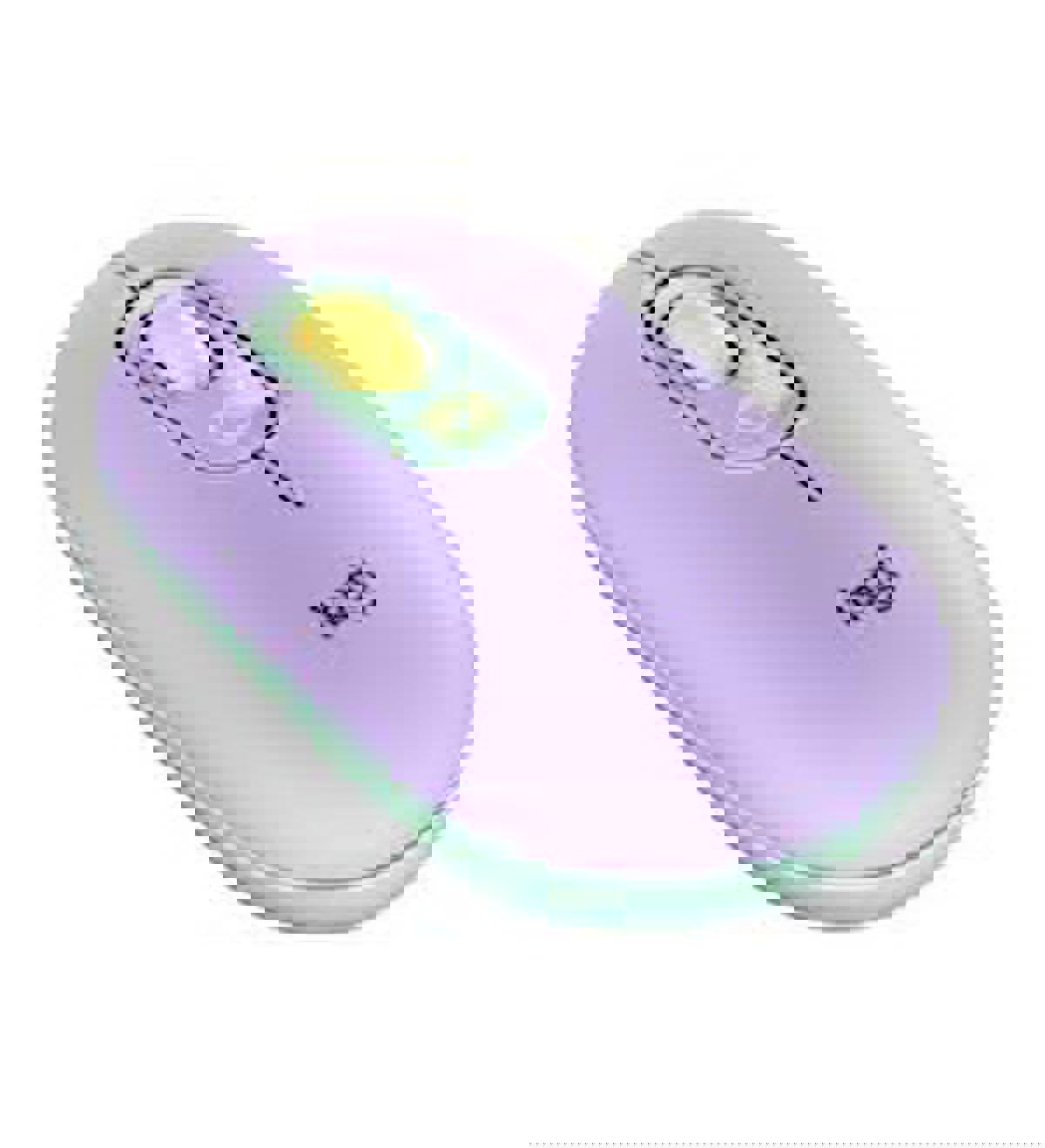 Logitech Yatay Kablosuz Lila - Yeşil Optik Mouse