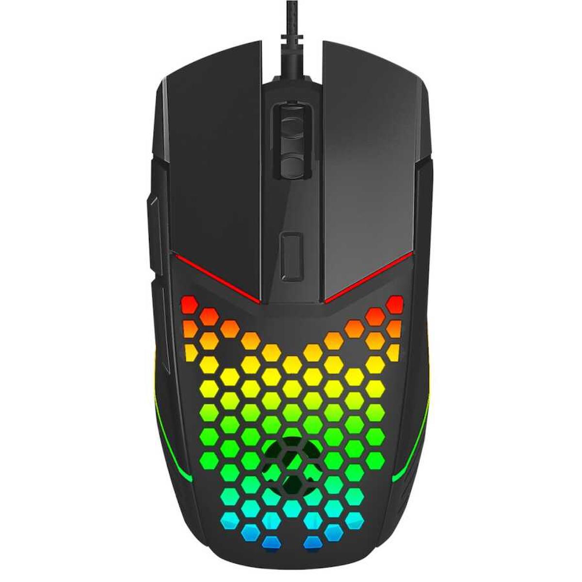 Everest SM-Gx19 Makrolu Kablolu Siyah Gaming Mouse