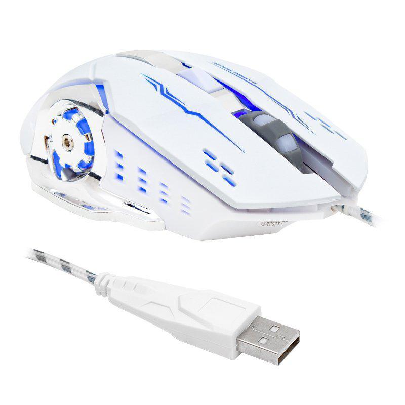 Hello HL-4725 Kablolu Beyaz Gaming Mouse