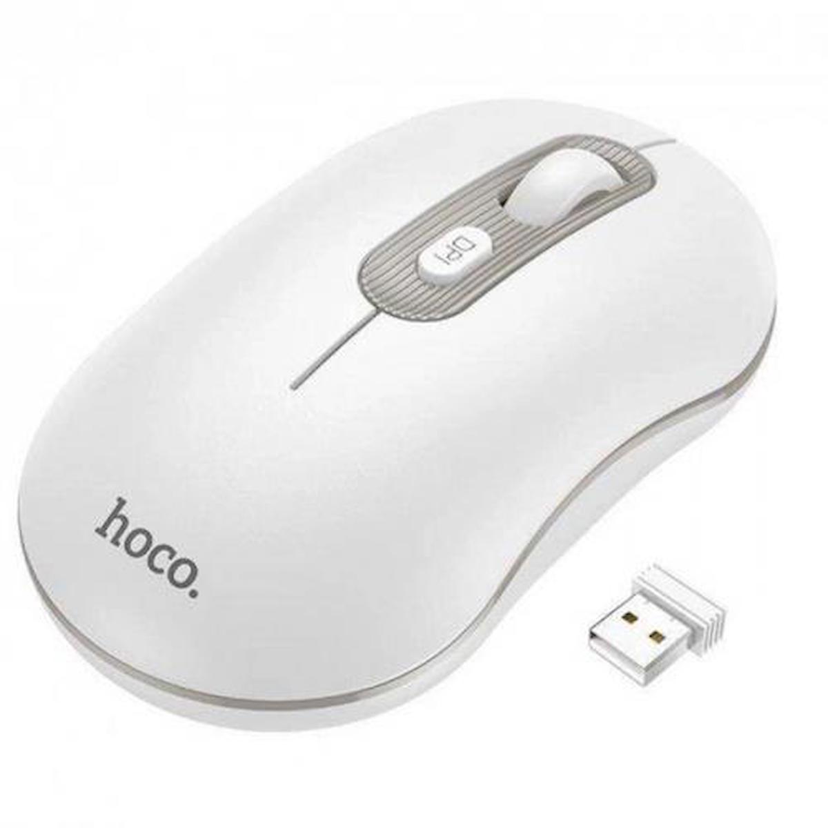 Polham Mobile Gm21 Ergonomik Kablosuz Beyaz Mouse
