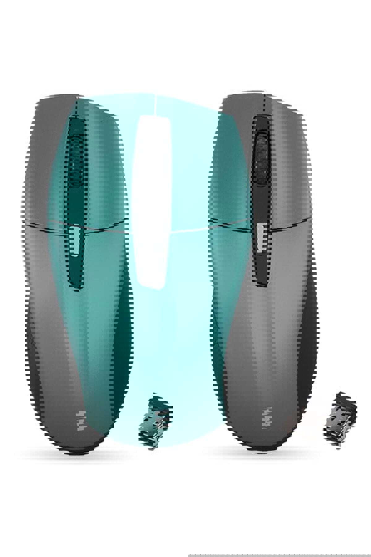 Everest SM-861 Sessiz Ergonomik Kablosuz Yeşil Optik Mouse