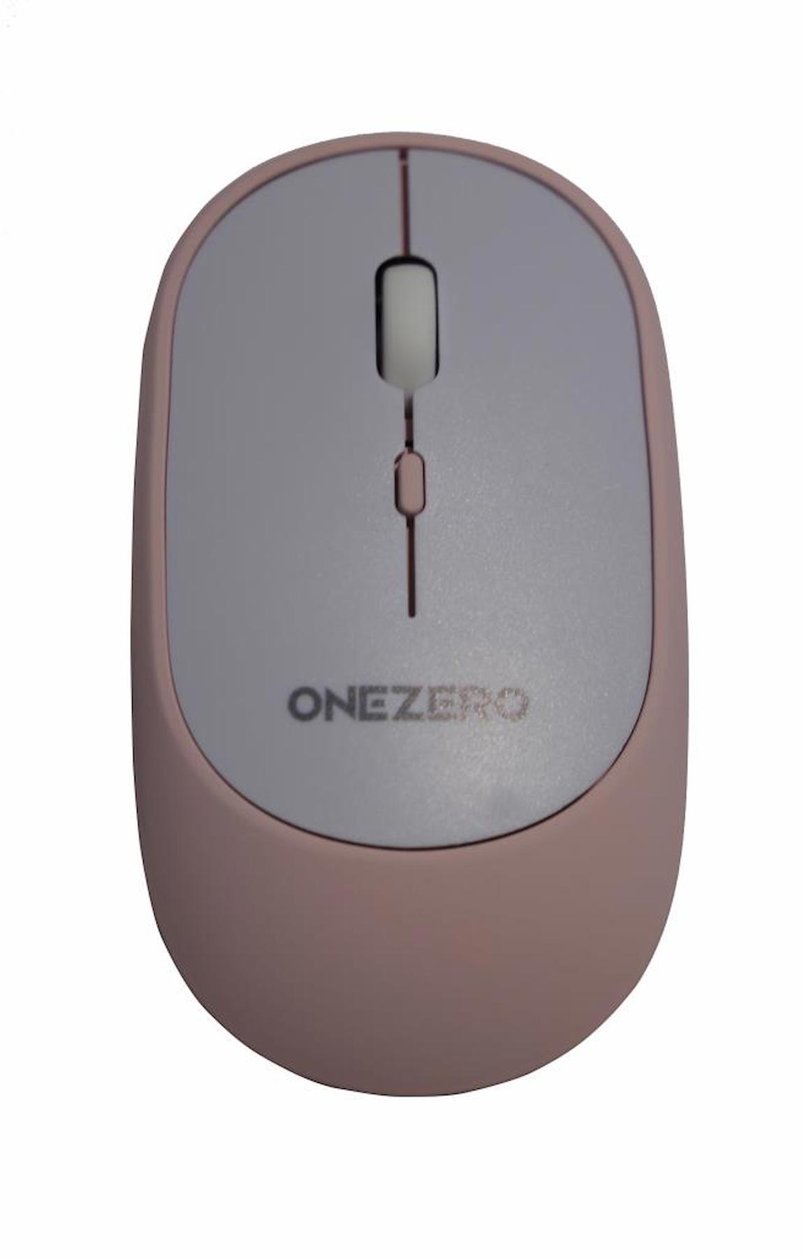 Onezero MS-03 Kablosuz Pembe Optik Mouse