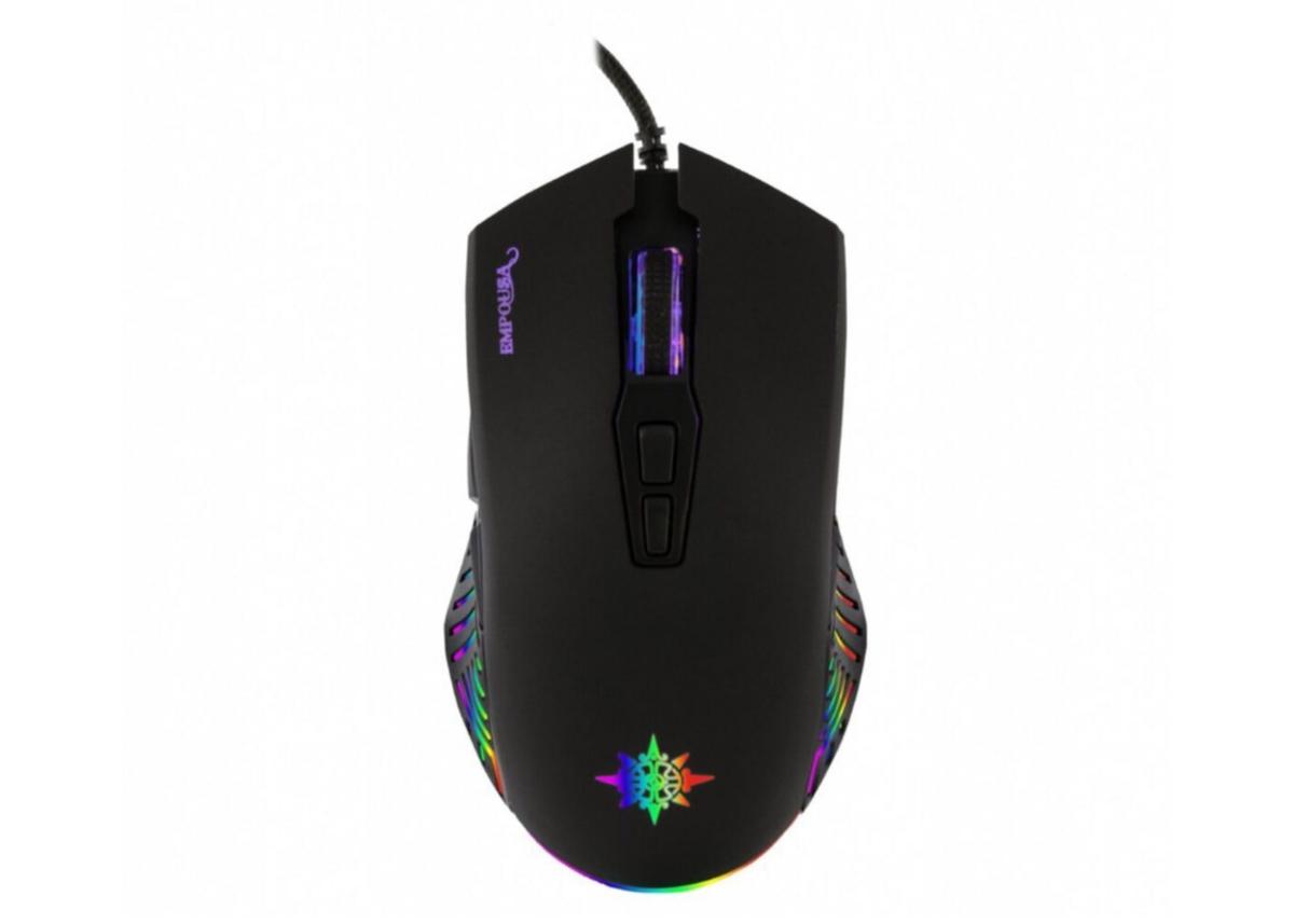 Inca IMG-Gt17 RGB Makrolu Kablolu Siyah Gaming Mouse