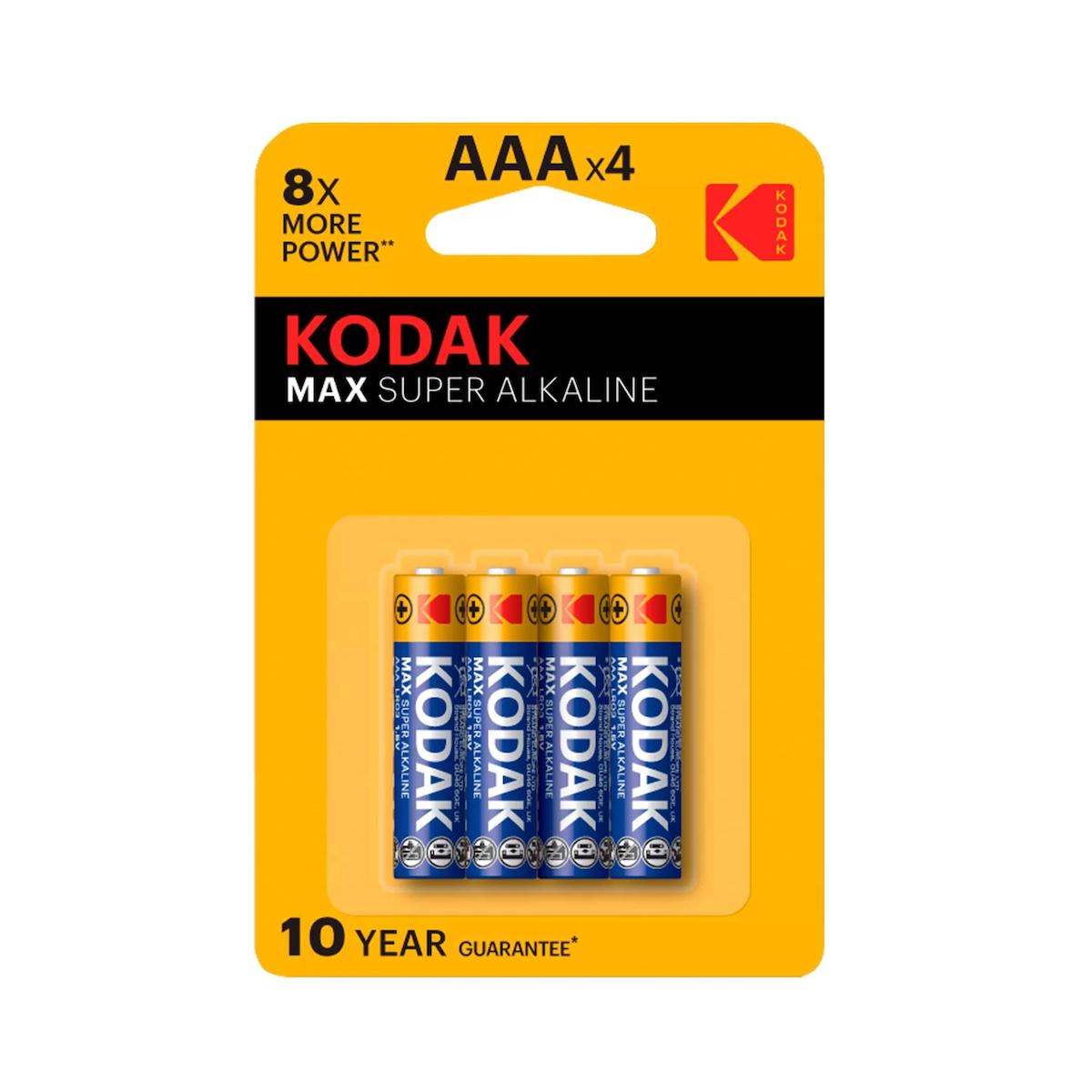 Kodak Alkalin AAA / İnce Kalem Pil 4'lü