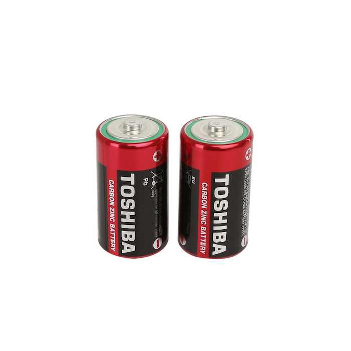 Toshiba R20SL Çinko D / Büyük Pil 2'li